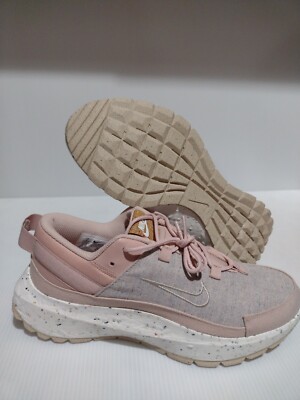 woman's nike crater remixa pink running shoes size us