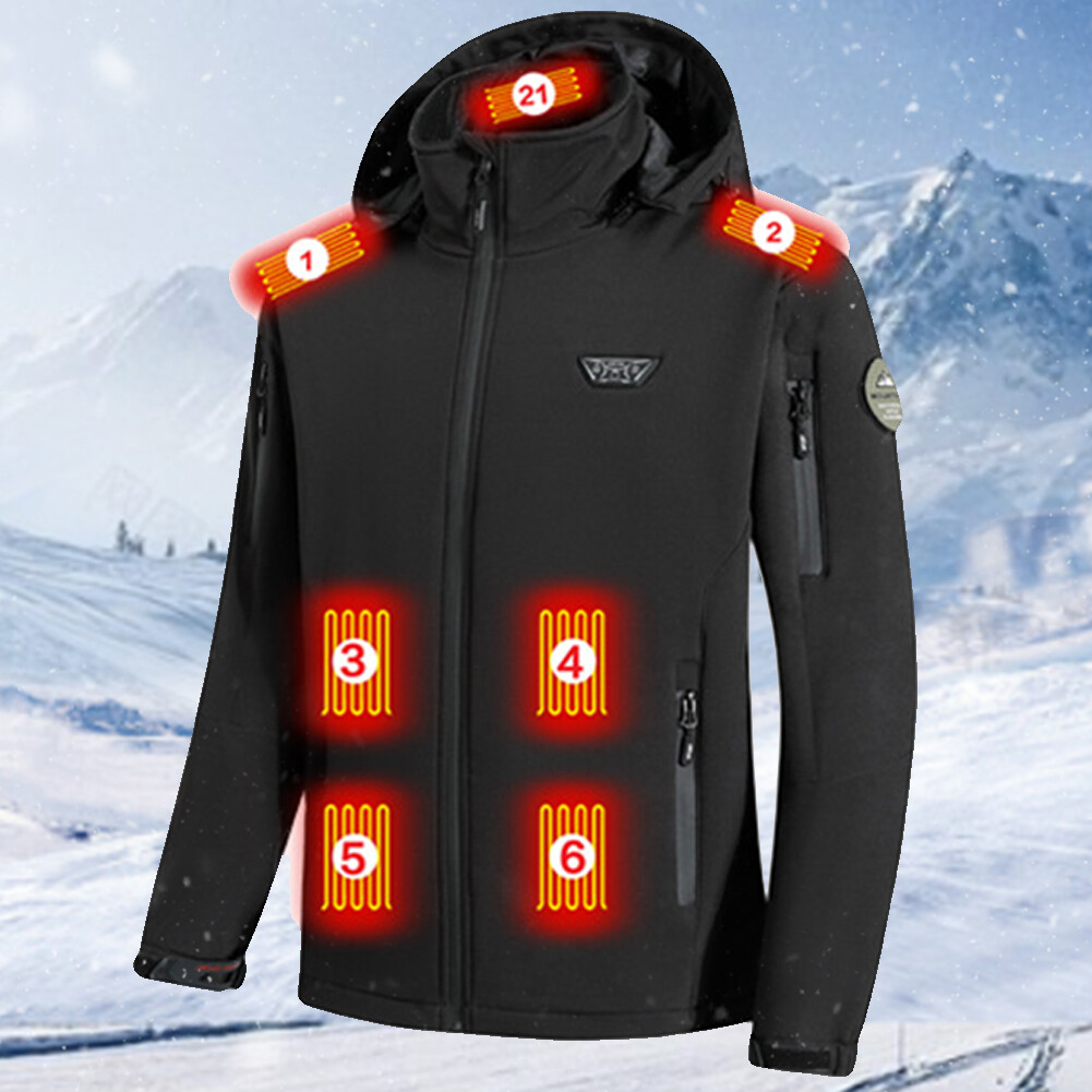 ALTRA 21 Aree Cappotto Sportivo Outdoor USB Elettrico Riscaldante Giacche per Uomo e Donna