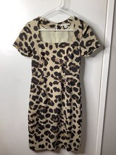 Banana Republic Leopard Print Dress Size 0