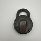 Antique Brass Pad Lock Ames Sword Co.   Patd 1882. No key — photo 1