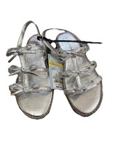 Cat Jack Girls Summer Sandals White Aria Youth Size 1Y NEW