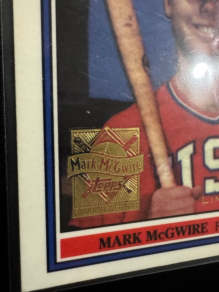 Tarjeta de novato Mark McGwire #401 Topps 1984 EE. UU. Basbeall Team edición limitada 1985 Foto 3 de 4