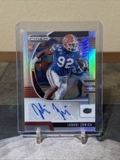 2020 Panini Prizm Draft Picks Rookies Silver Jabari Zuniga #210 Rookie Auto RC