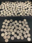 Lot of 150 -90% Silver Dimes- 100 Roosevelt, 50 Mercury - Over 1 lb. Total Weigh