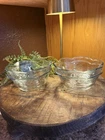 Set Of 4 Vintage Anchor Hocking Savannah Clear Cereal Bowl 6 "