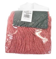 Grease-Beater CT02006GB Defendant Anti Microbial Red Mop Head Red Strings