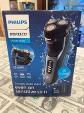 Philips Norelco Shaver 3600 Rechargeable Wet Dry Electric Razor Travel Pouch