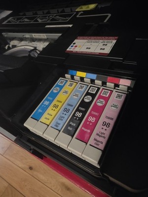 Epson 98 Black/Cyan/Light Cyan/Magenta/Light Magenta/Yellow High Yield Ink