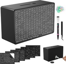 Wooden Money Saving Box, Cash Vault Savings Box for 10000 5000 3000 1000 800 ...