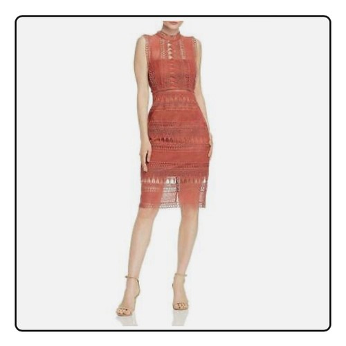Bardot Mariana Sleeveless Lace Body Con Dress Size 8