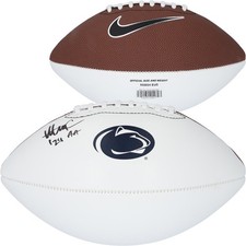 Abdul Carter Penn State Nittany Lions Signed Panel Football w/All-American Insc