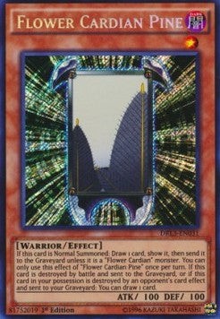 YuGiOh Flower Cardian Pine DRL3-EN031 Secret Rare Amerikanisch Good 1st
