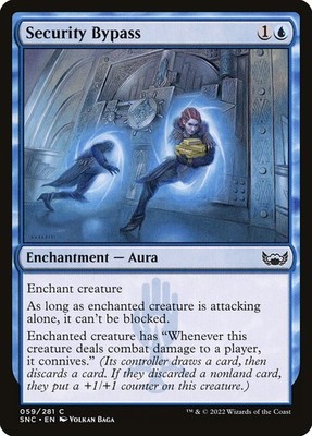 MTG Magic the Gathering Security Bypass (59/547) Streets of New Capenna LP