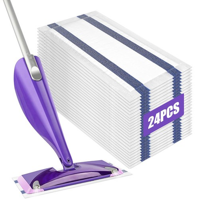 #ad 24 Count Disposable Mopping Pad Refill for Swiffer Wet Jet Spray Mop Multi S... $11.54