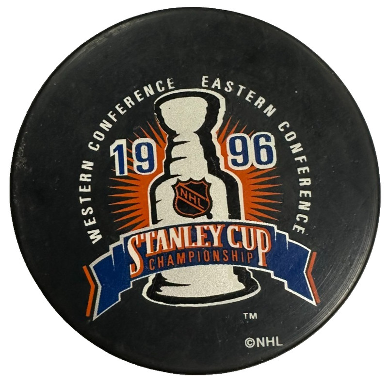 1996 Stanley Cup Championship Official Hockey Puck NHL
