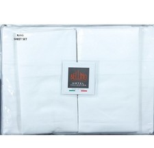 BELLINO HOTEL COLLECTION WHITE 100% Cotton Pe...