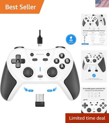 Customizable C5P Gamepad - Wireless Controller with Shock and Vibration Features