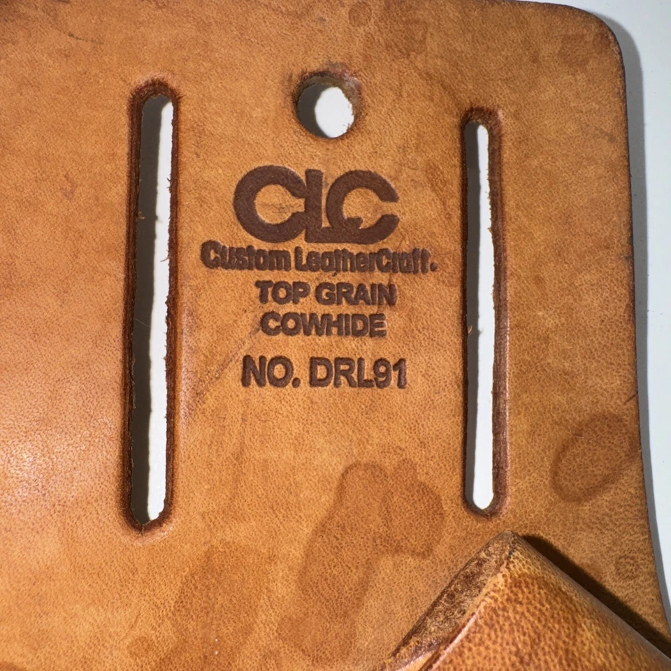 CLC Custom Leathercraft DRL91 Top Grain Cordless Drill Holster With Belt - Image 4 of 4