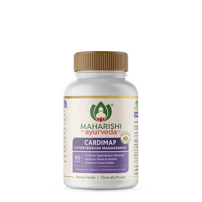 Maharishi Ayurveda Cardimap (60 Tablets) for Stress & Hypertension F/S.