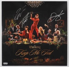 The Warning JSA Signed Autograph Album Record Vinyl Keep Me Fed