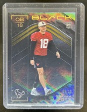 2025 Panini Black Graham Mertz Rookies RC Gold Rookie #/10 Texans