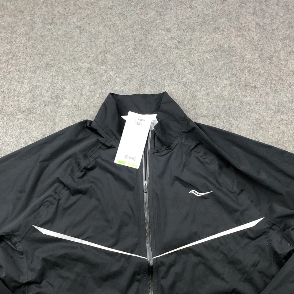Saucony Jacket Mens XL Waterproof Windproof Reflective Running RunShield Razor - Image 4 of 4