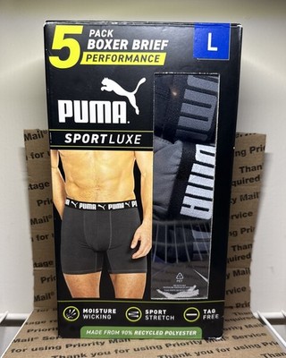 Puma Sport Luxe Performance Boxer Brief 4 pack - Large. It Only 4 Inside!!!!