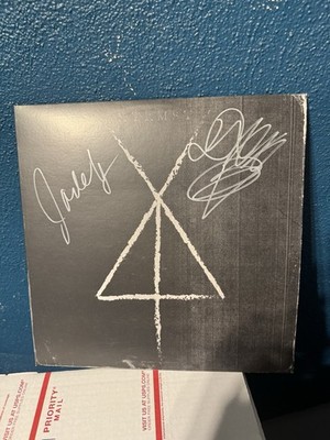 XTRMST AFI DAVEY HAVOK & Jade AUTOGRAPH WHITE VINYL LP Exclusive Limited RARE!!