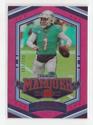 2022 Panini Chronicles Tua Tagovailoa Marquee Pink #/199 #MAR-1 Nm