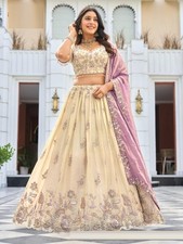 Wedding Wear Lehenga Shimmer with Embordered Work Lehenga set 19223