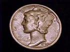 1930-P  Mercury Dime,  Fine Grade.