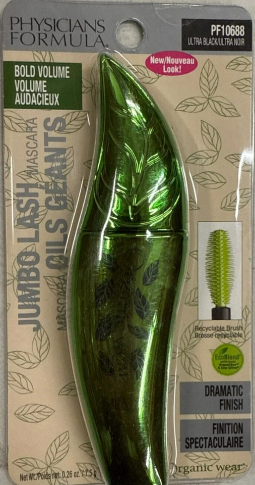 PHYSICIANS FORMULA Organic Wear Jumbo Lash Mascara PF 10688 ultra black - Image 2 of 2