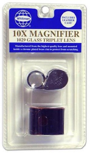 Glass Triplet Lens 10X Loupe Magnifier Coins Grading Diamonds Gold Jewelry US - Picture 5 of 6