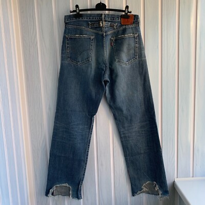 Vintage Levis 702 Big E Japan Buckle Back Distressed Vintage Levis 702 Big E Japan Buckle Back Distressed
