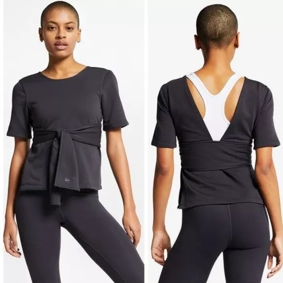 Nike Yoga Studio wrap top