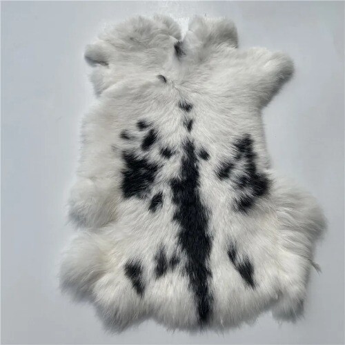 Natural Rabbit Fur DIY Apparel Sewing Fabric Fluffy Rabbit Fur Home Accessories - Bild 20 von 37