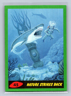 Nature Strikes Back - 2017 Topps Mars Attacks Green Parallel  Card # 45