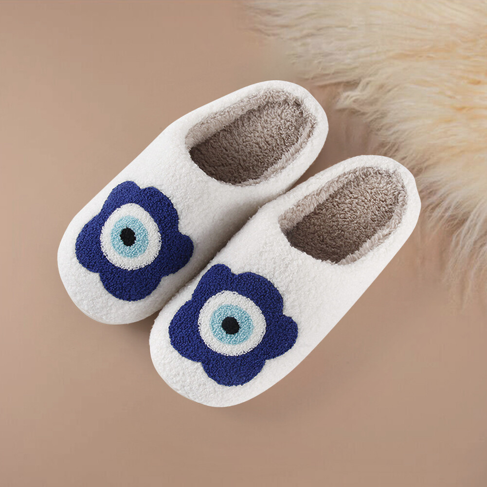 APL Pantofole con fiori in peluche ciabatte floreali pelose comode antiscivolo per uomo donna