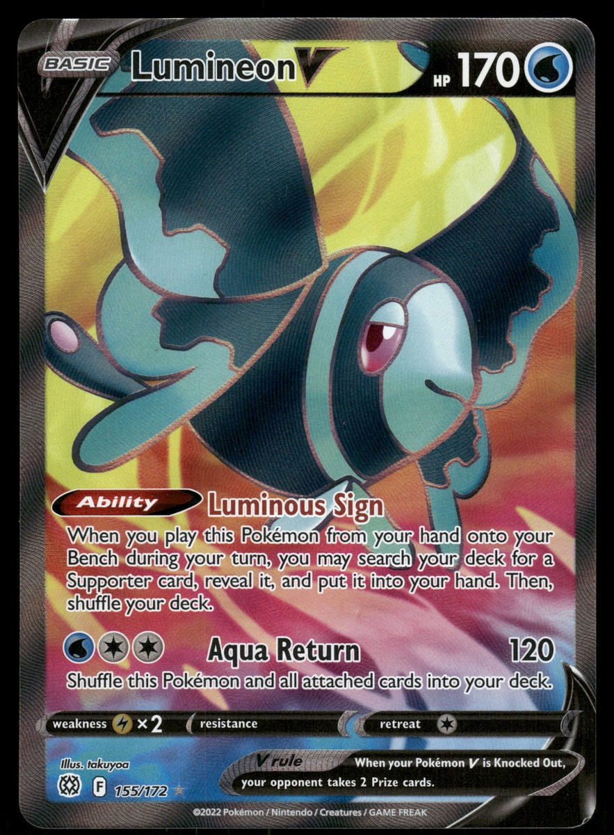 Luminasonic5 i-NAVI ルミナソニック5 Lumineon V (Full Art) NM 155/172 SWSH09: Brilliant Stars