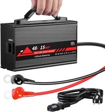 Golf Cart Battery Charger 15A Onboard Lifepo4 Charger 51.2V-58.4V Trickle Charge
