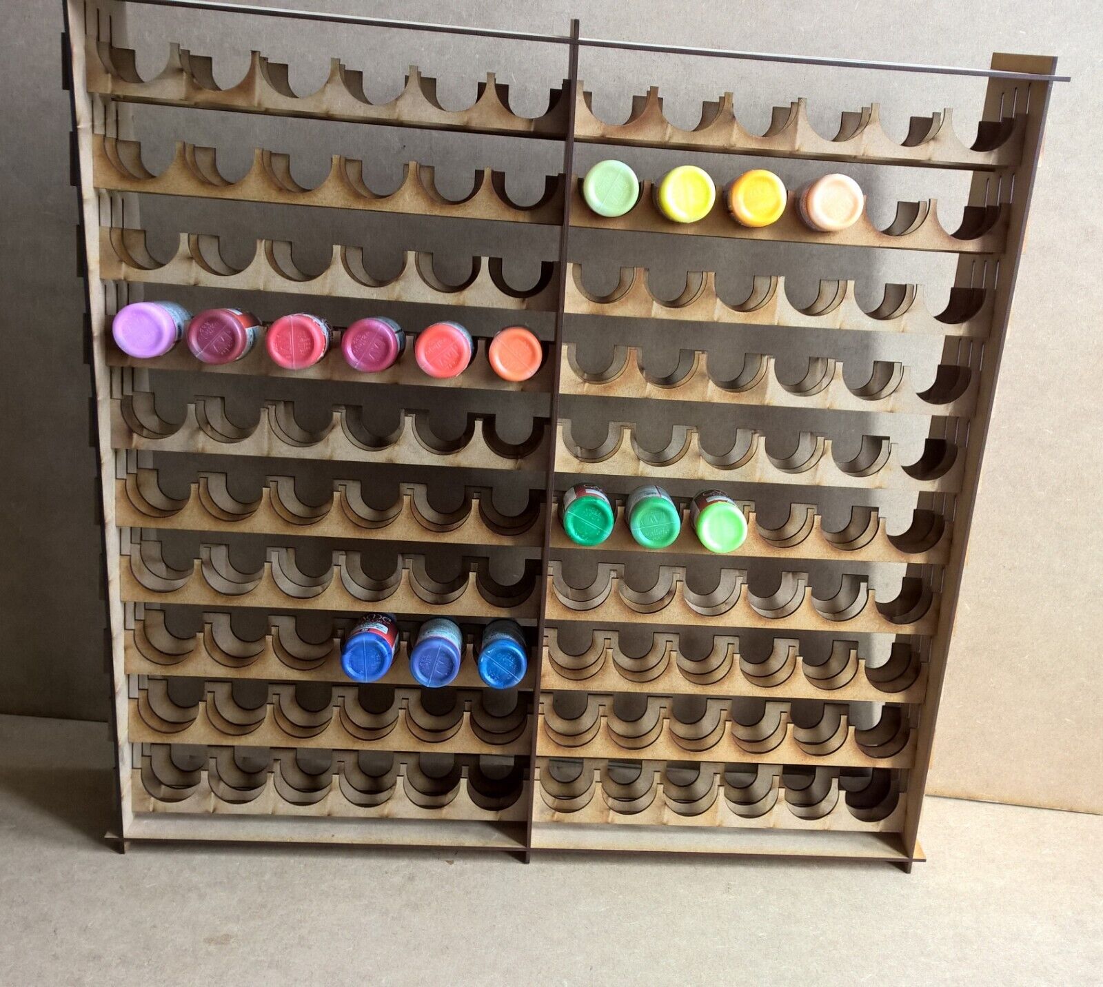 Paint rack, Vallejo paint, Hobby room design