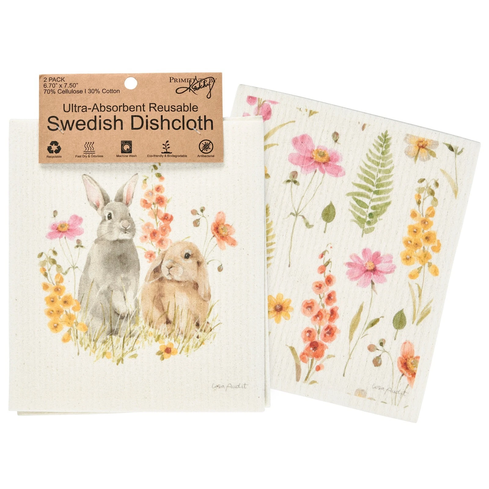 Primitives by Kathy Swedish Dishcloth