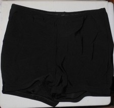 NWOT black spandex booty shorts Main Street Dancewear Small adult ladies 18 ret