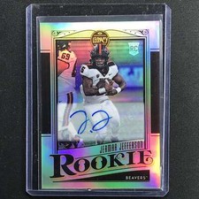 2021 Legacy Jermar Jefferson Rookie Premium Edition Silver Auto No 172