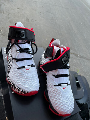 NEW Nike LeBron XVII 17 FP Graffiti CT6047-100 Mens NEW Nike LeBron XVII 17 FP Graffiti CT6047-100 Mens