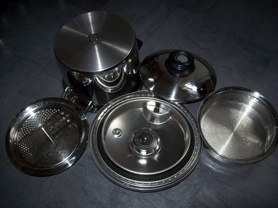 AMC Induktionsset 6-tlg, AMC Secuquick softline, 8 l Topf, Schnellkochtopfdeckel - Bild 2 von 3