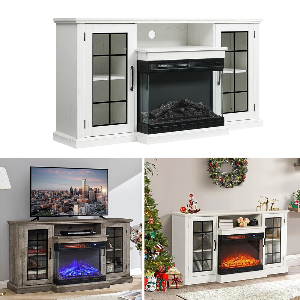 Entertainment center with fireplace for 60 inch tv outlet