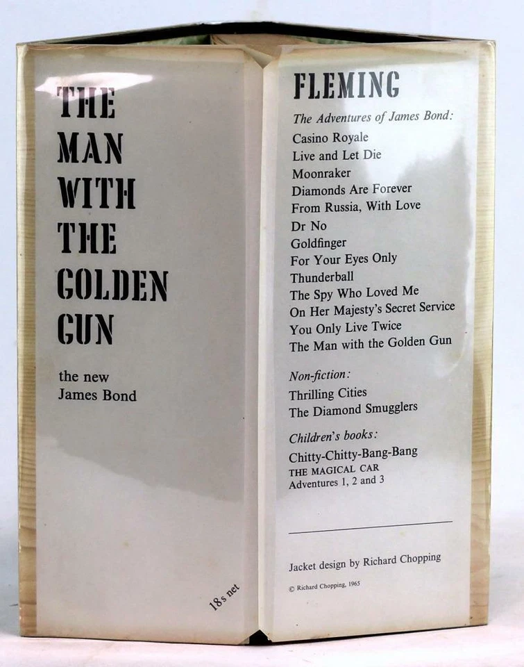 Ian Fleming 1st Ed 1965 The Man With The Golden Gun Jonathan Cape HC w/DJ - Image 3 of 4
