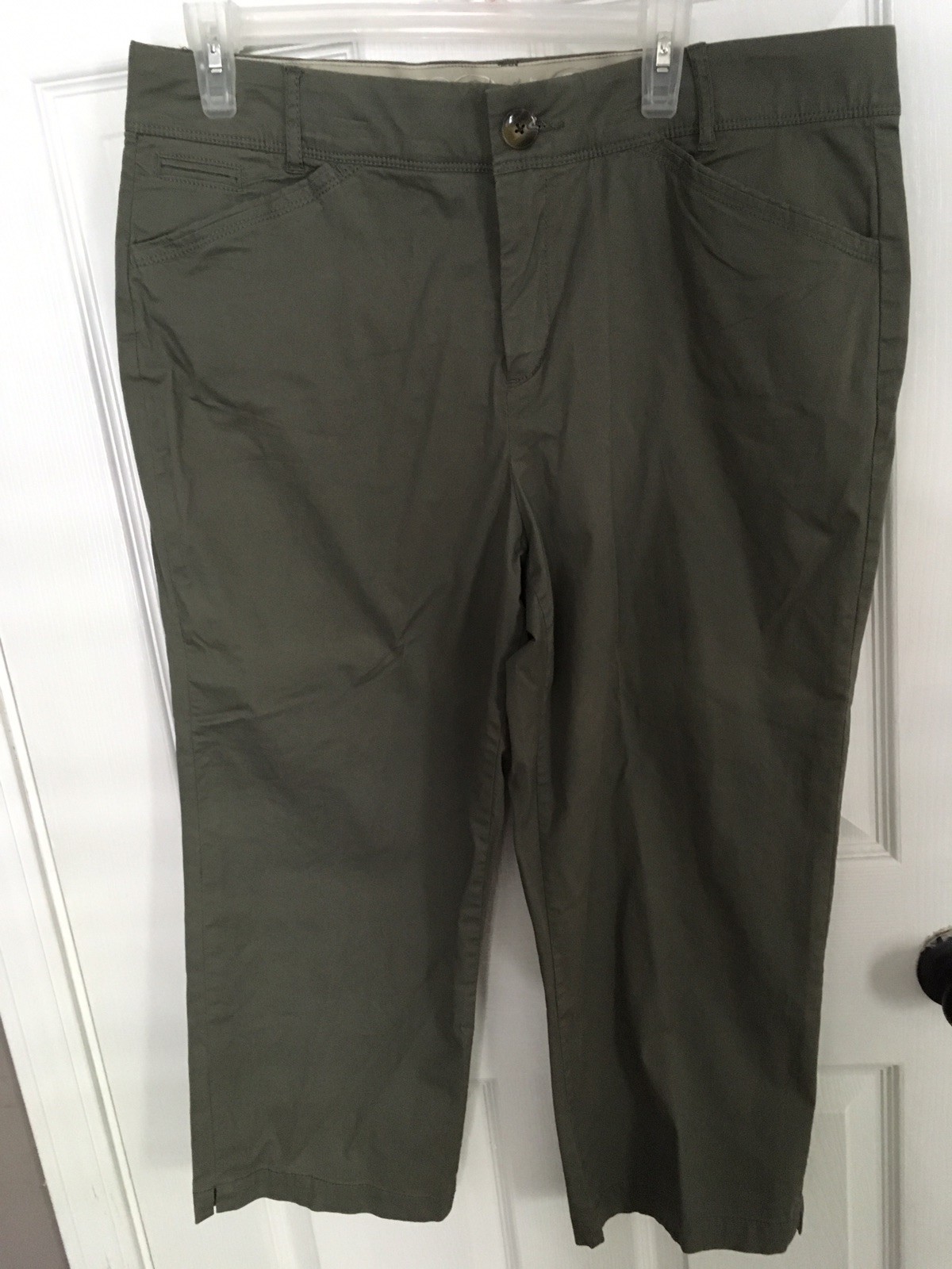 Women's Intro Casual Elegance by Johnathan Ross W14 Capri Pants Stretch |  eBay