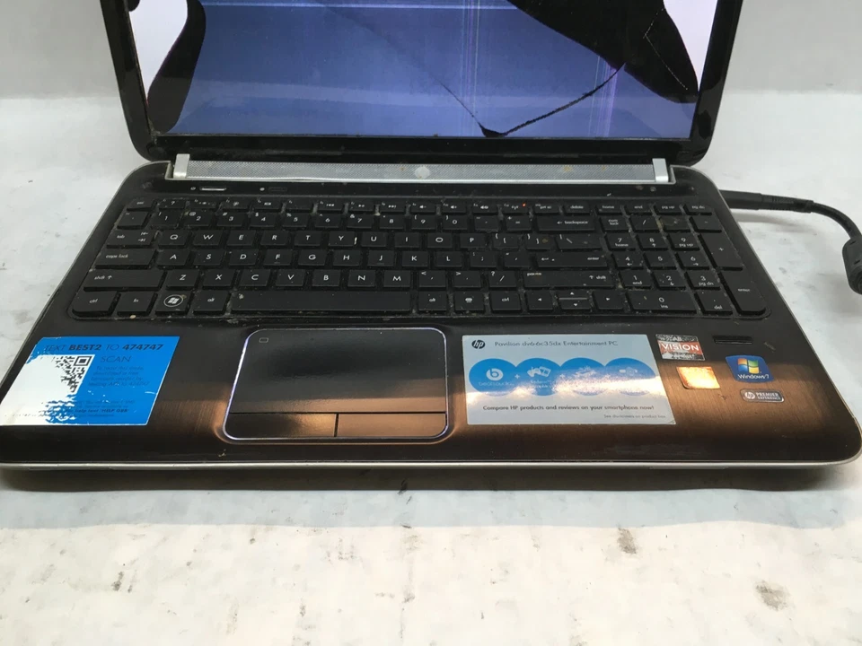 HP Pavilion DV6 Laptop 15" AMD A8 APU READ DESCRIPTION -AA - Image 2 of 4